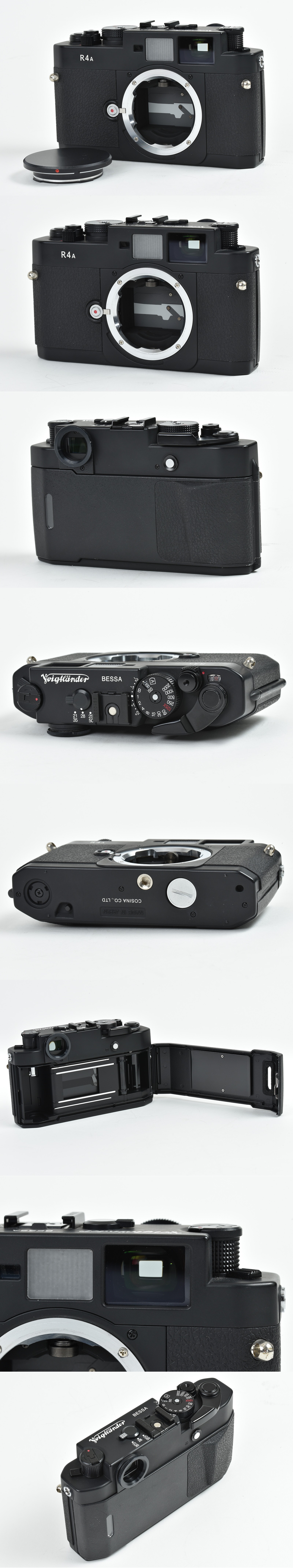 Voigtlander Bessa R4A Rangefinder Film Camera Black Leica M