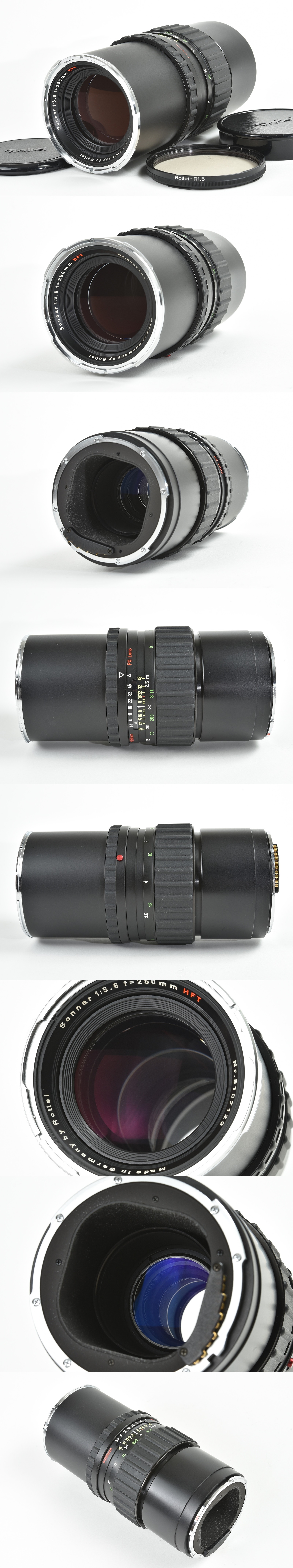 レンズ(単焦点) Rollei 6008 Sonner 250mm f/5.6 HFT Rollei Sonnar 250mm f/5.6 HFT PQ Lens for Rolleiflex 6008
