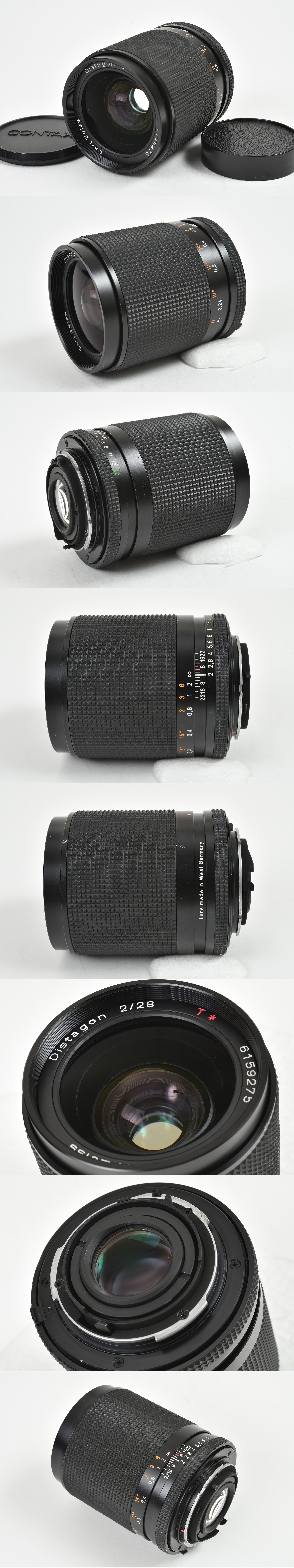 Contax Carl Zeiss Distagon T* 28mm f/2 MMG Lens C/Y [Excellent] 06