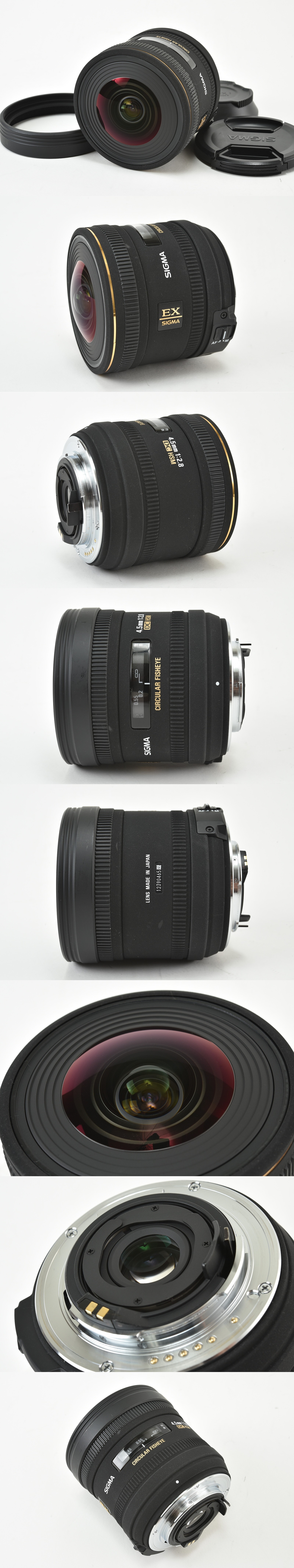 SIGMA AF 4.5mm F2.8 EX DC HSM CIRCULAR FISHEYE PENTAX [Excellent