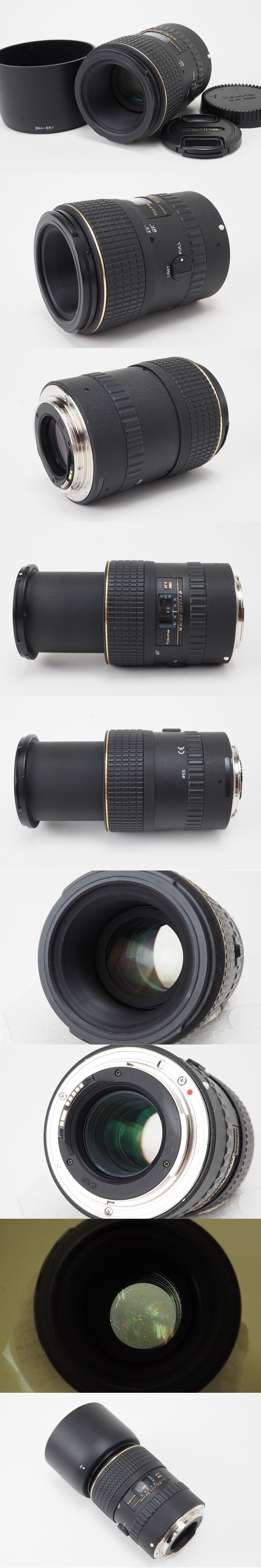 美品 キャノン用 マクロ　AT-X PRO 100mm F2.8 MACRO Tokina AT-X 100mm f/2.8 Pro D Macro