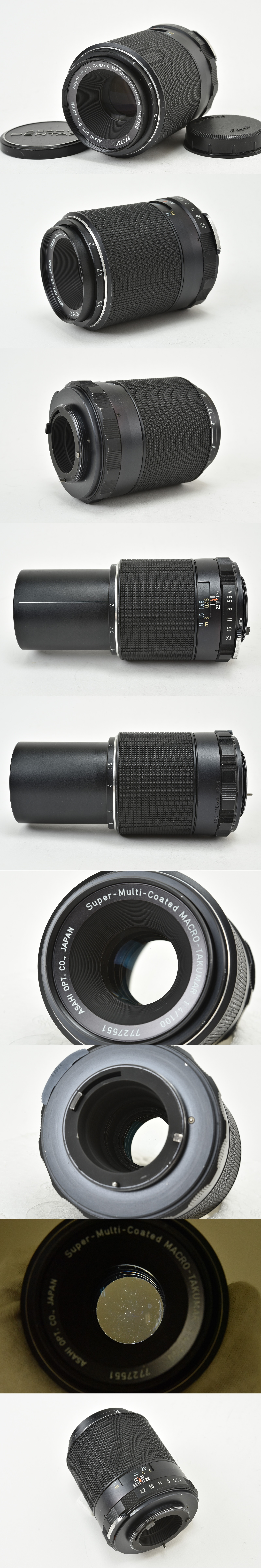 Pentax Super Muti-Coated Macro Takumar 100mm f4 Lens [Very good