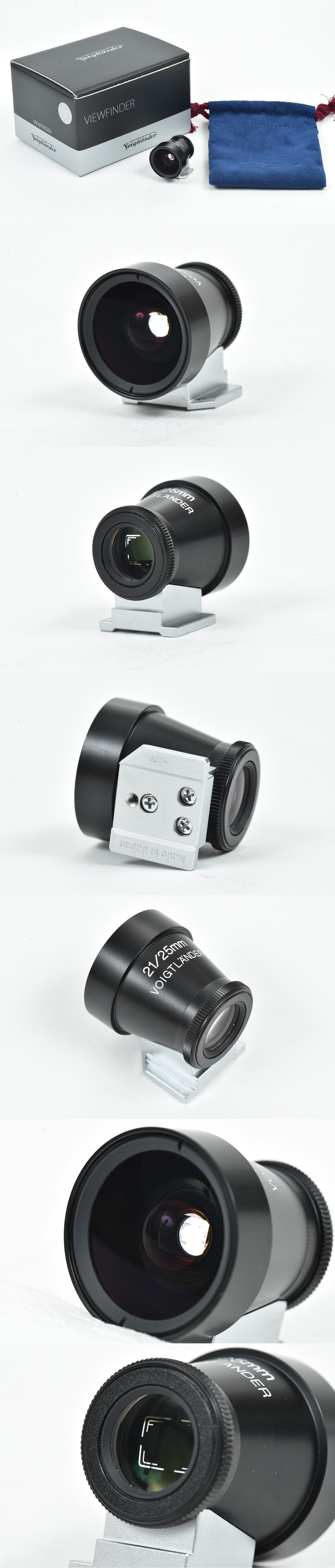 Voigtlander 21/25mm View Finder M Black From Japan [Excellent] 88